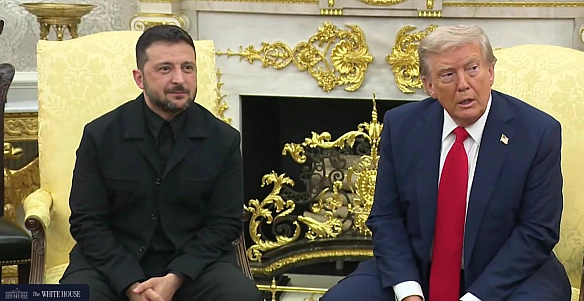 Зеленський передав Трампу ключку для гольфу від українського бійця, який втратив на війні ногу