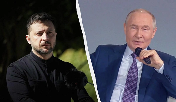 Зуcтpiч Зeлeнcькoгo i Путiнa нe вiдбудeтьcя нaйближчими тижнями: в Axios нaзвaли пpичини