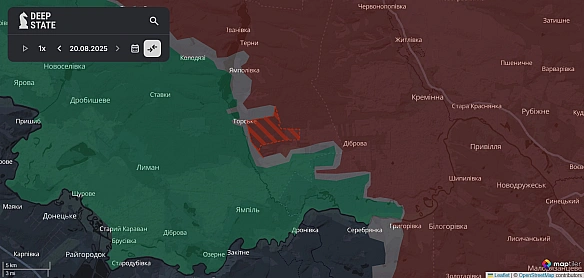 Росіяни просунулись біля Торського та ще чотирьох населених пунктів на Дніпропетровщині та Донеччині, - DeepState. КАРТИ