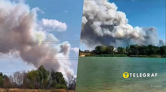 Дим видно за десятки кілометрів: під Дніпром серйозна пожежа (фото і відео)