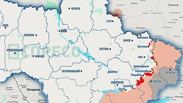 Карта бойових дій за період 15-22 серпня: на фронті розпочався бій резервів, який вирішить долю Добропілля і Покровська