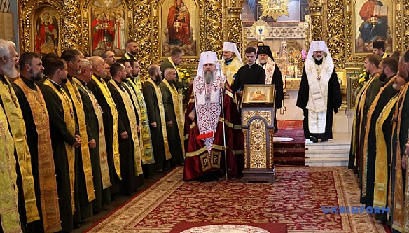 Епіфаній освятив бригадну ікону для новокалинівських авіаторів