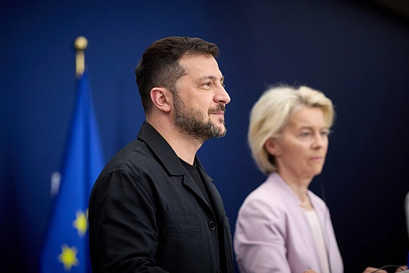 Фон дер Ляєн поспілкувалася з Зеленським і Трампом, наголосивши на необхідності гарантій безпеки, які перетворять Україну на сталевого дикобраза