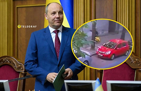 Чатував за машиною: з'явилось відео, як кілер вбив Андрія Парубія