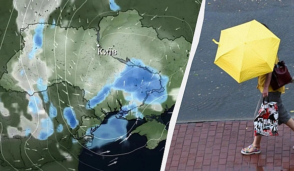 Атмосферний фронт несе до України дощі, - синоптики