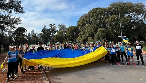 У Буенос-Айресі відбувся забіг на вшанування пам'яті українських воїнів