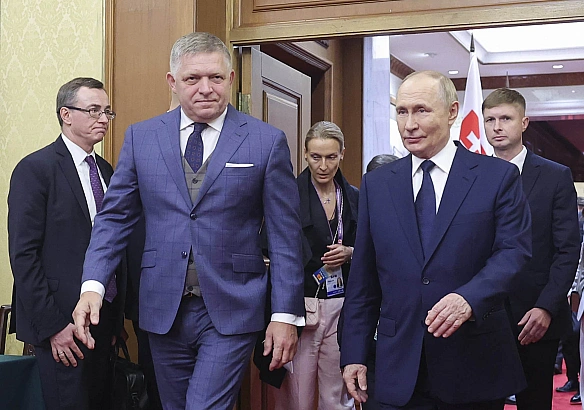 В Данії вважають поганим сигналом зустріч Фіцо з Путіним в Китаї