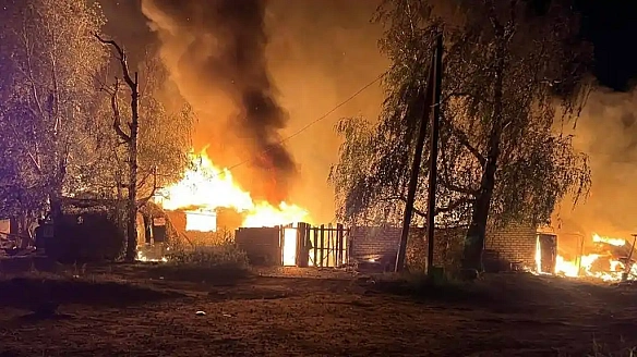 Врятували жінку після обстрілу безпілотниками в Ізюмському районі