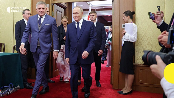 Премʼєр Словаччини Фіцо зустрівся із Путіним, заявив, що проситиме Україну припинити атаки по нафтопроводу Дружба