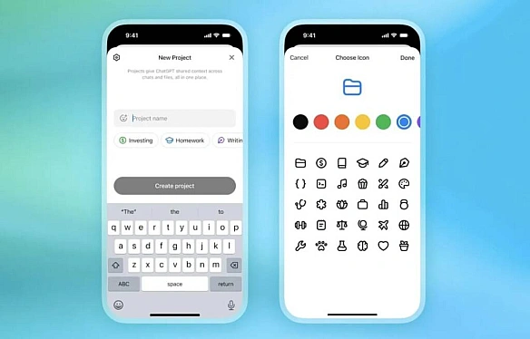 OpenAI відкрила функцію проєктів у ChatGPT для всіх користувачів