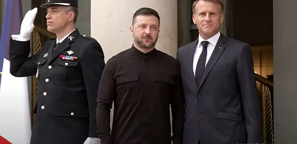 Зеленський прибув до Єлисейського палацу: розпочинається зустріч "Коаліції охочих"