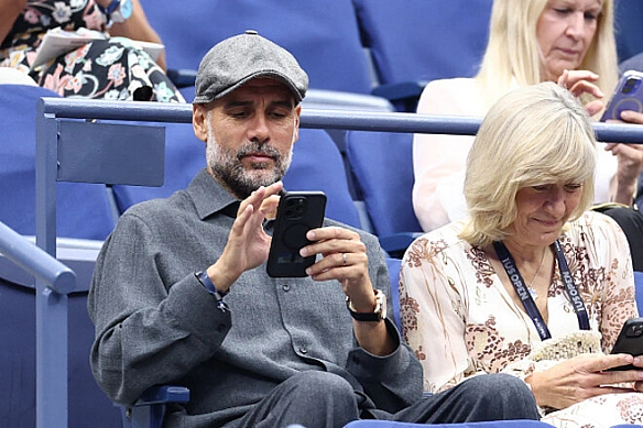 ФОТО. Гвардіола приїхав до Нью-Йорка на фінал US Open Сіннер – Алькарас