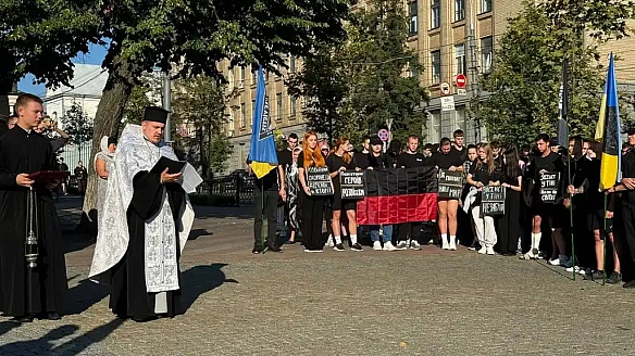 Молебень і мирна хода у Вінниці в День воєнної розвідки України