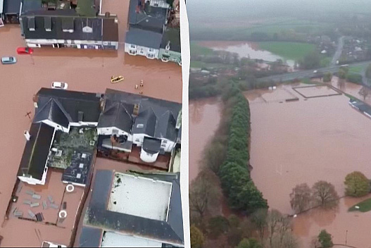 Західну Європу накрив потужний шторм 