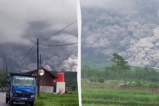 Села засипає гарячим попелом: в Індонезії пробудився найбільший вулкан країни - we.ua