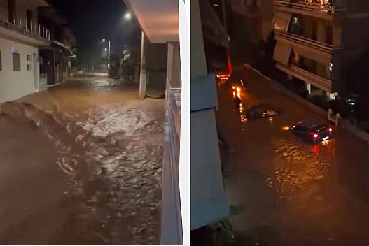 Затоплені вулиці та закриті школи: у Греції вирує масштабний шторм - we.ua