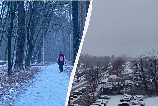 Київ засипало першим снігом - we.ua