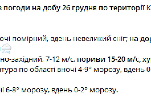 На Київ насувається хуртовина — синоптики оголосили про небезпеку - we.ua