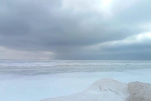 У Кирилівці море замерзло більше ніж на 200 метрів від берега - weua.social