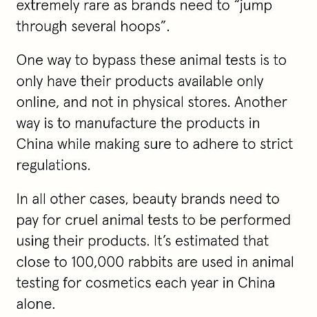 Знахідка в prostor та коротке пояснення про статус cruelty free та Китай від перевіреної блогерки cruelty free kitty Сюзани Роуз... - 🌱 Веганський Тернопіль на we.ua
