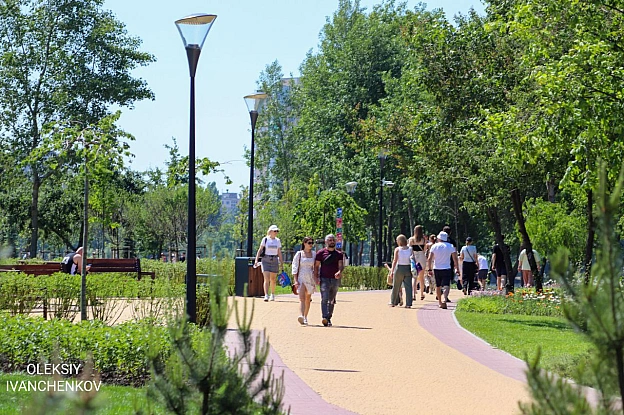 Нова рекреаційна зона в парку Наталка.#роботарепортер #паркнаталка #оболонь #київ - Репортер інформує на we.ua