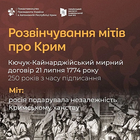📝 250 років тому, 21 липня 1774 року, підписано Кючук-Кайнарджійський мирний договір. Як саме це відбувалося? У рамках нашої с... - Український інститут національної пам'яті на we.ua