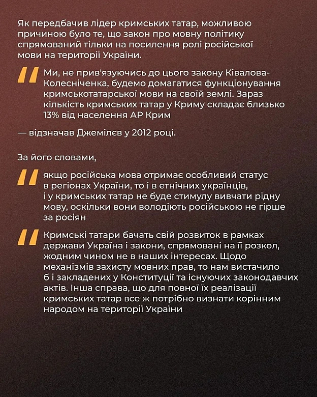 🔵 10 серпня 2012 набув чинності Закон України “Про засади державної мовної політики”,, ухвалений 3 липня того ж року, відомий як... - Український інститут національної пам'яті на we.ua