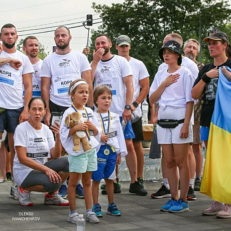 🇺🇦 31 серпня, серця мільйонів об'єдналися в шануванні наших героїв! ‍♂️ Забіг 
