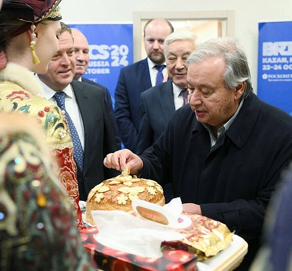 Генеральний секретар ООН Антоніу Гутерріш прибув до російської Казані у день початку триденного саміту країн BRICS (об\'єднання ... - WAS на we.ua