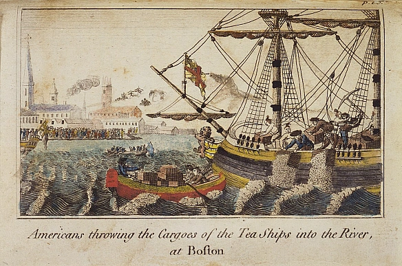 16 грудня 1773 року в порту Бостона почалося так зване \