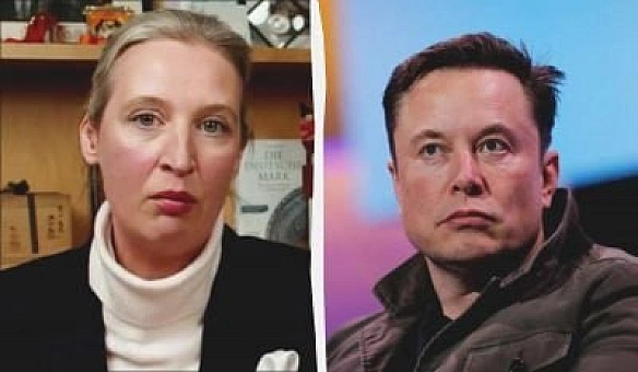 Під час прямого ефіру з Ілоном Маском співголова німецької правої партії «Альтернатива для Німеччини» (АдН) Аліса Вайдель заявил... - WAS на we.ua