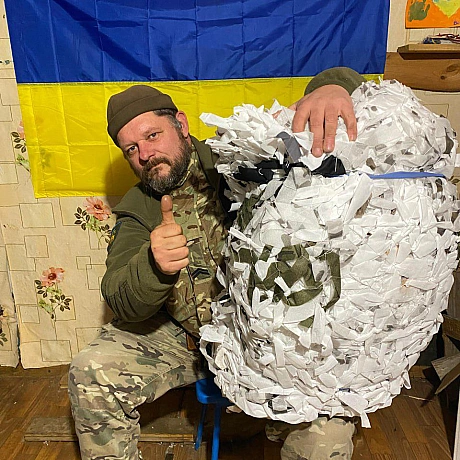 ❤️ Величезне спасибі пані Валентині та всій команді Киці-оболонські трудівниці за чудову маскувальну сітку! 60 ОМБР (Інгулецьк... - Волонтерська північ на we.ua