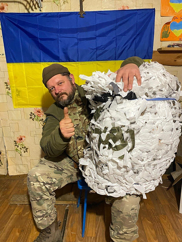 ❤️ Величезне спасибі пані Валентині та всій команді Киці-оболонські трудівниці за чудову маскувальну сітку! 60 ОМБР (Інгулецьк... - Волонтерська північ на we.ua