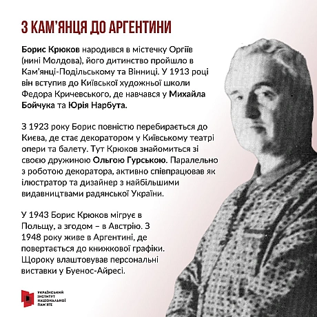 Сьогодні відзначаємо 130-річчя з дня народження українського художника Бориса Крюкова. Творчий та життєвий шлях Бориса Крюкова... - Український інститут національної пам'яті на we.ua