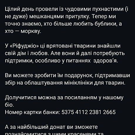 У притулку для тварин облаштовують міні клінікуhttps://www.instagram.com/p/DEhr-nqNE46/?img_index=4&igsh=MXB1cjlqbWVtb3AwOA==... - 🌱 Веганський Тернопіль на we.ua