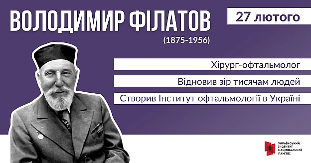 #ЦейДеньвІсторіїУкраїни Володимир Філатов народився в Симбірській губернії в родині дворянина та земського лікаря Петра Філато... - Український інститут національної пам'яті на we.ua