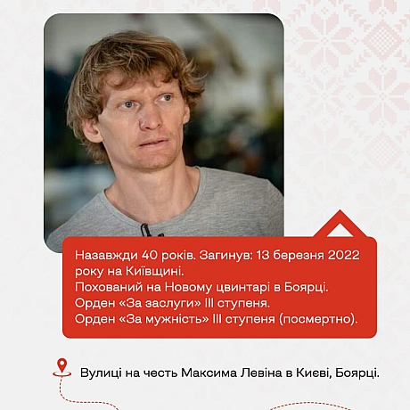 Продовжуємо розповідати історії Героїв в рамках проєкту «Герої наших вулиць» – проєкту про пам\'ять, що розповідає про імена, як... - Український інститут національної пам'яті на we.ua