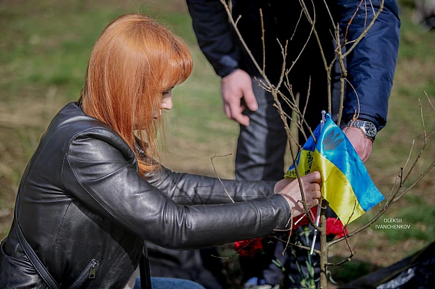 У парку Партизанської слави в рамках весняного двомісячника \