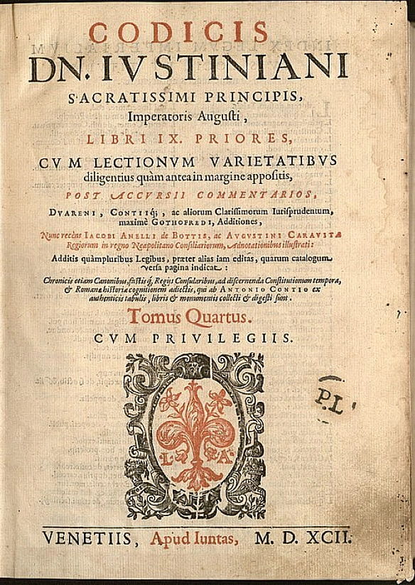 7 квітня 529 року було оприлюднено Codex Iustiniani - важливий документ в історії права і фактично конституція Візантійської імп... - WAS на we.ua