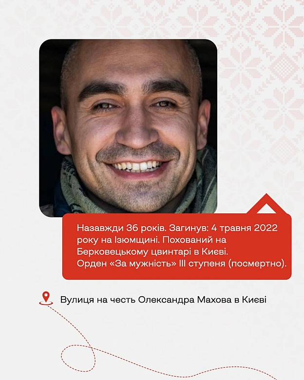 Продовжуємо поширювати історії Героїв в рамках проєкту «Герої наших вулиць» — проєкту про пам\'ять, що розповідає про імена, які... - Український інститут національної пам'яті на we.ua