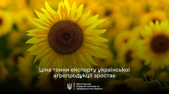 🌾📈В 1,4 рази зросла ціна тонни експорту української агропродукції - МінагрополітикиУ 2024 році ціна тонни експорту української... - Ціна Держави на we.ua