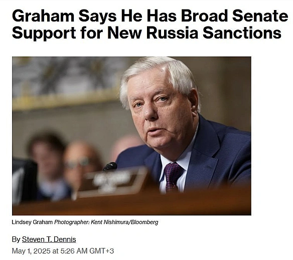 🇺🇸🇷🇺 Сенат США готує “руйнівні” санкції проти Росії, якщо Путін не сяде за стіл переговорів - BloombergКлючовий союзник Дональ... - Ціна Держави на we.ua