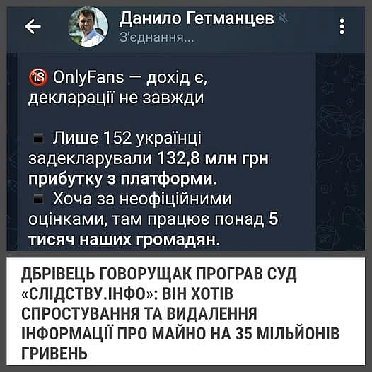 Голову податкового Комітету ВРУ Данила Гетманцева турбують неоподатковані доходи онліфанс-моделей, але не колег.У цивілізовано... - Ціна Держави на we.ua