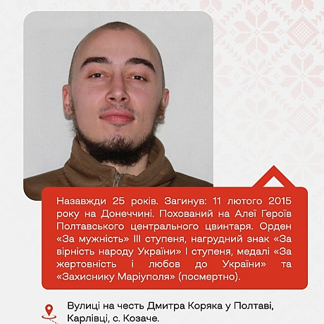 Продовжуємо розповідати історії тих, чиї імена тепер вписані в міський простір.Проєкт «Герої наших вулиць» – це жива памʼять п... - Український інститут національної пам'яті на we.ua