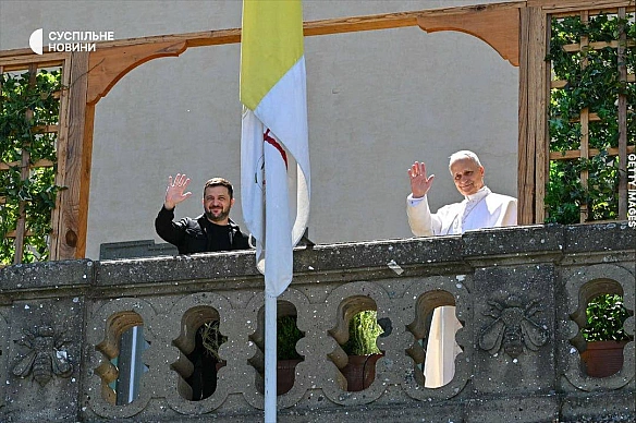 Зеленський зустрівся з Папою Римським Левом XIV - Баба і Кіт на we.ua