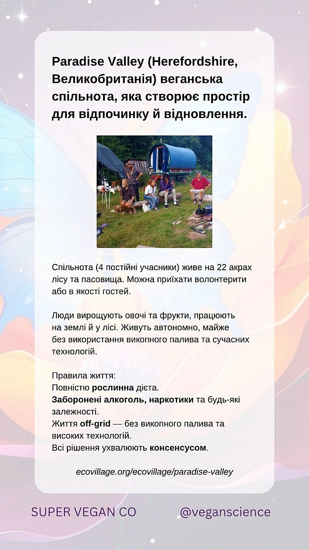 Втекти до веганського раю. Частина 2У світі зростає кількість веган просторів.✔️ Vegan Ecovillage Nillumbik (Австралія)Еко-х... - 🚀 Веганка: наука та інновації на we.ua
