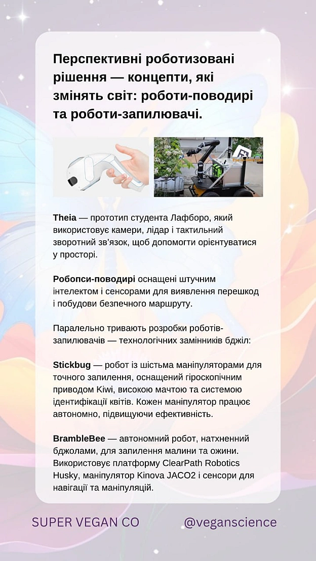 Роботи-компаньйони, які підтримують веганство та права тваринЦі роботи — не просто технологічні інновації, а інструменти зміни... - 🚀 Веганка: наука та інновації на we.ua