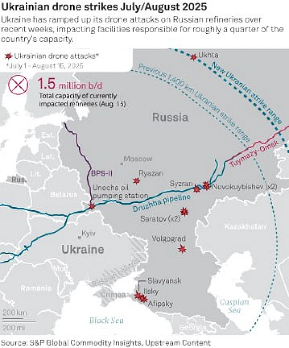 🛢Росія відновила постачання нафти трубопроводом «Дружба» - S&P GlobalПостачання в Угорщину відновлено після атаки безпілотникі... - Ціна Держави на we.ua