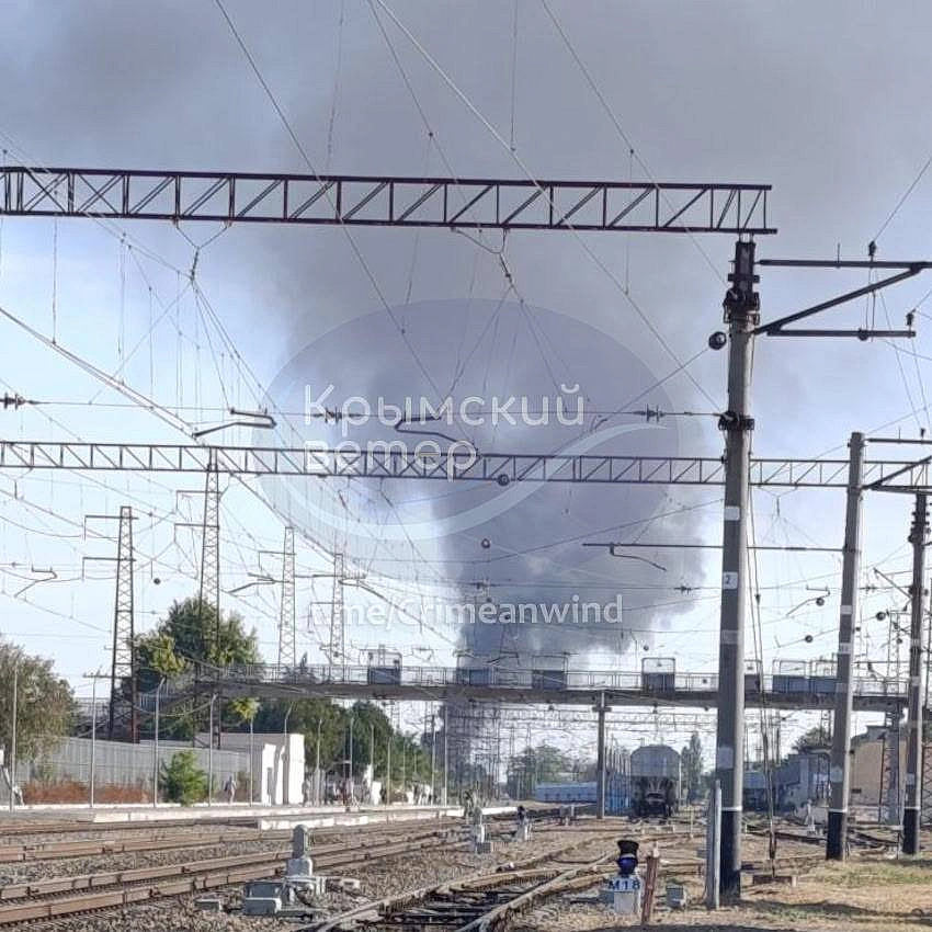 В окупованому Криму атаковано залізничну інфраструктуру Моніторинговий канал «Кримський вітер» пише про приліт по станції Урож... - UkraineNow на we.ua