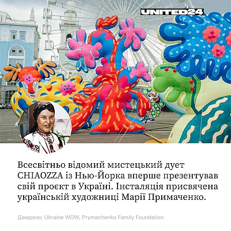 Американський мистецький дует CHIAOZZA, відомий роботами для Hermès, IKEA, Nike та фестивалю Coachella, презентував свій перший ... - UNITED24 на we.ua
